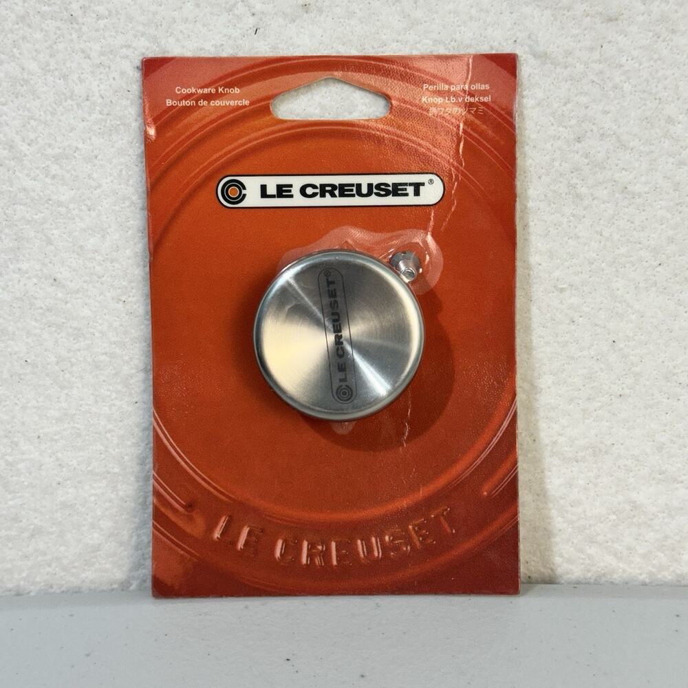 Le Creuset Large Signature Stainless Steel Cookware Knob 2”/5cm Brand New VTG